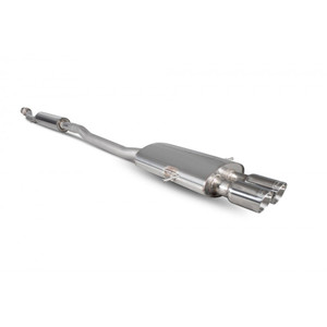 Scorpion Cat Back Resonated Exhaust System 2.75" with Polished Daytona Tailpipes for Mini Cooper S Coupe R58 / R59 | 2007-2014 Scorpion Cat Back Resonated Exhaust System 2.75" with Polished Daytona Tailpipes for Mini Cooper S Coupe R58 / R59 | 2007-2014