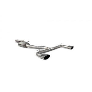 Scorpion Cat / GPF Back Resonated Exhaust System 3" with Polished Evo Tailpipes for Seat Leon Cupra 2.0 TSI 280 / 290 / 300 | GPF & Non GPF Models | 2014-2020 Scorpion Cat / GPF Back Resonated Exhaust System 3" with Polished Evo Tailpipes for Seat Leon Cupra 2.0 TSI 280 / 290 / 300 | GPF & Non GPF Models | 2014-2020