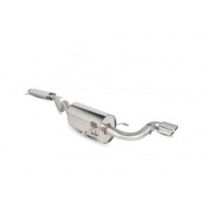 Scorpion Cat Back Resonated Exhaust System 2.5" with Polished Evo Tailpipe for Vauxhall Astra H VXR | 2005-2011 Scorpion Cat Back Resonated Exhaust System 2.5" with Polished Evo Tailpipe for Vauxhall Astra H VXR | 2005-2011