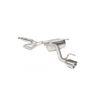 Scorpion Secondary Cat Back Resonated Exhaust System 2.5" with Polished Daytona Tailpipe for Vauxhall Astra J GTC 1.6 Turbo | 2009-2015