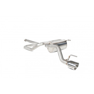 Scorpion Secondary Cat Back Non Resonated Exhaust System 2.5" with Polished Daytona Tailpipe for Vauxhall Astra J GTC 1.6 Turbo | 2009-2015