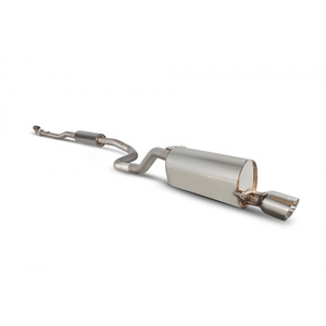 Scorpion Cat Back Resonated Exhaust System 2.5" with Polished Daytona Tailpipe for Vauxhall Corsa D 1.0 / 1.2 / 1.4 | 2006-2014 Scorpion Cat Back Resonated Exhaust System 2.5" with Polished Daytona Tailpipe for Vauxhall Corsa D 1.0 / 1.2 / 1.4 | 2006-2014