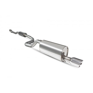 Scorpion Cat Back Resonated Exhaust System 2.5" with Polished Daytona Tailpipe for Vauxhall Corsa E 1.4 | Non Turbo | 2014-2019 Scorpion Cat Back Resonated Exhaust System 2.5" with Polished Daytona Tailpipe for Vauxhall Corsa E 1.4 | Non Turbo | 2014-2019
