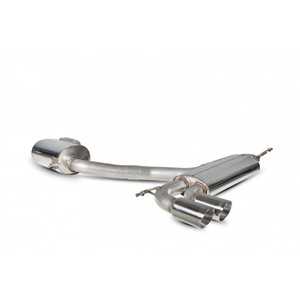 Scorpion Cat Back Resonated Exhaust System 3" with Polished Daytona Tailpipes for Volkswagen Golf MK5 GTI / Edition 30 | 2004-2009 Scorpion Cat Back Resonated Exhaust System 3" with Polished Daytona Tailpipes for Volkswagen Golf MK5 GTI / Edition 30 | 2004-2009