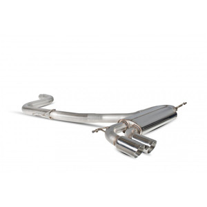 Scorpion Cat Back Non Resonated Exhaust System 3" with Polished Daytona Tailpipes for Volkswagen Golf MK5 GTI / Edition 30 | 2004-2009 Scorpion Cat Back Non Resonated Exhaust System 3" with Polished Daytona Tailpipes for Volkswagen Golf MK5 GTI / Edition 30 | 2004-2009