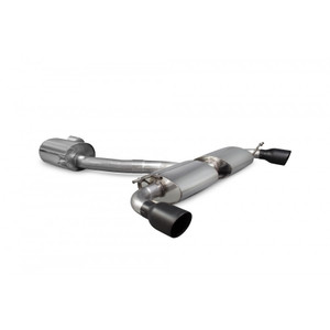 Scorpion Cat Back Resonated Exhaust System 3" with Black Daytona Tailpipes for Volkswagen Golf GTI MK6 Edition 35 | 2009-2013 Scorpion Cat Back Resonated Exhaust System 3" with Black Daytona Tailpipes for Volkswagen Golf GTI MK6 Edition 35 | 2009-2013
