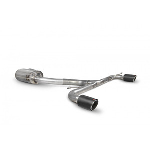 Scorpion Predator (Loud) Cat Back Resonated Exhaust System 3" with Carbon Ascari Tailpipes for Volkswagen Golf GTI MK6 Edition 35 | 2009-2013 Scorpion Predator (Loud) Cat Back Resonated Exhaust System 3" with Carbon Ascari Tailpipes for Volkswagen Golf GTI MK6 Edition 35 | 2009-2013