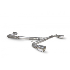 Scorpion Predator (Very Loud) Cat Back Non Resonated Exhaust System 3" with Polished Daytona Tailpipes for Volkswagen Golf GTI MK6 Edition 35 | 2009-2013 Scorpion Predator (Very Loud) Cat Back Non Resonated Exhaust System 3" with Polished Daytona Tailpipes for Volkswagen Golf GTI MK6 Edition 35 | 2009-2013