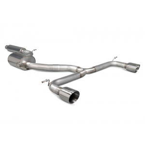 Scorpion Cat Back Resonated Exhaust System 3" with Polished Daytona Tailpipes for Volkswagen Golf GTI MK7 including Clubsport / Clubsport S | 2013-2016 Scorpion Cat Back Resonated Exhaust System 3" with Polished Daytona Tailpipes for Volkswagen Golf GTI MK7 including Clubsport / Clubsport S | 2013-2016