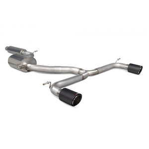 Scorpion Cat Back Resonated Exhaust System 3" with Carbon Ascari Tailpipes for Volkswagen Golf GTI MK7.5 | Non GPF Model | 2017-2018 Scorpion Cat Back Resonated Exhaust System 3" with Carbon Ascari Tailpipes for Volkswagen Golf GTI MK7.5 | Non GPF Model | 2017-2018