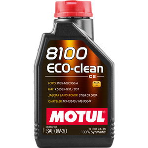 Motul 8100 ECO-clean C2 0W-30 Engine Oil | Ford WSS M2C 950-A / Jaguar Land Rover STJLR.03.5007 / ACEA C2 Approved - 1 Litre Motul 8100 ECO-clean C2 0W-30 Engine Oil | Ford WSS M2C 950-A / Jaguar Land Rover STJLR.03.5007 / ACEA C2 Approved - 1 Litre