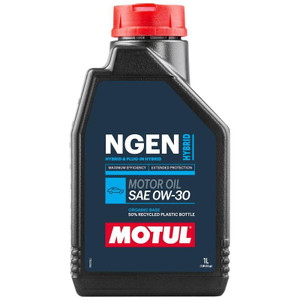 Motul NGEN Hybrid 0W-30 Synthetic Bio-Sourced Engine Oil - 1 Litre