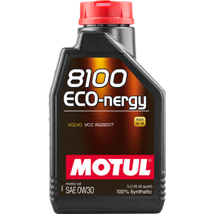 Motul 8100 ECO-nergy 0W-30 Engine Oil - Volvo VCC 95200377 / ACEA A5 / ACEA B5 Approved - 1 Litre