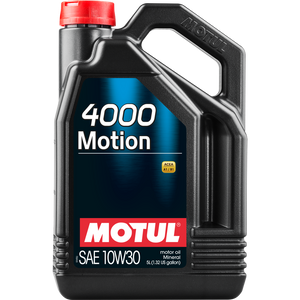 Motul 4000 Motion 10W-30 Mineral Engine Oil | ACEA AI / B1 & API SL / CF - 5 Litres Motul 4000 Motion 10W-30 Mineral Engine Oil | ACEA AI / B1 & API SL / CF - 5 Litres