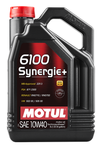 Motul 6100 Synergie+ 10W-40 Engine Oil - 5 Litres