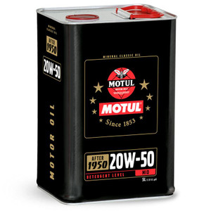 Motul Classic 20W-50 Engine Oil - 5 Litres Motul Classic 20W-50 Engine Oil - 5 Litres
