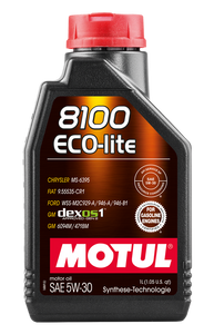Motul 8100 Eco-lite 5W-30 Engine Oil | API SN / ISLAC GF-5 Standards - 1 Litre