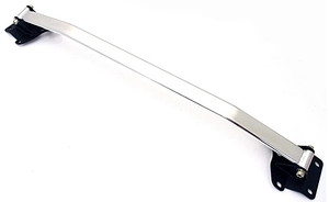 M2 Motorsport Nissan 350Z Alloy Front Strut Bar Brace - Polished with Black Ends M2 Motorsport Nissan 350Z Alloy Front Strut Bar Brace - Polished with Black Ends