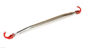 M2 Motorsport Honda Civic (EG/EK/EJ) / Integra DC2 Front Strut Bar Brace - Polished with Red Ends M2 Motorsport Honda Civic (EG/EK/EJ) / Integra DC2 Front Strut Bar Brace - Polished with Red Ends