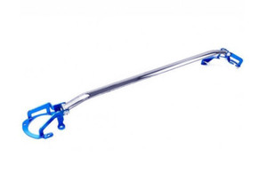 M2 Motorsport Toyota GT86 Front Strut Bar Brace - Polished with Blue Ends M2 Motorsport Toyota GT86 Front Strut Bar Brace - Polished with Blue Ends