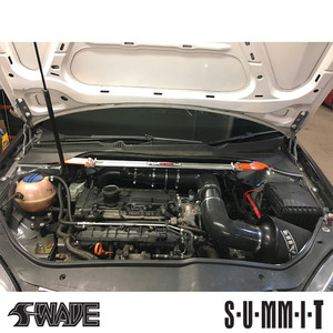 Swave & Summit Front Upper Polish Strut Brace for VW Golf MK5 / MK6 GTI / R (05-12 Swave & Summit Front Upper Polish Strut Brace for VW Golf MK5 / MK6 GTI / R (05-12