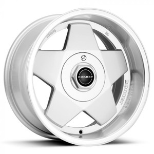 Borbet A (Classic) - 16 inch X 7.5J - Silver with Polished Rim - SET OF 4 Borbet A (Classic) - 16 inch X 7.5J - Silver with Polished Rim - SET OF 4