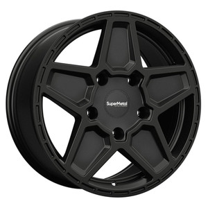 Supermetal Rocket - 18 inch X 8J - 5 x 120 ET40 - Matt Black - VW Transporter T5 / T6 - SET OF 4 Supermetal Rocket - 18 inch X 8J - 5 x 120 ET40 - Matt Black - VW Transporter T5 / T6 - SET OF 4