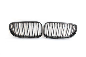 BMW 3 Series E92 / E93 LCI Double Slat Black Grille - BLAK By CT Carbon BMW 3 Series E92 / E93 LCI Double Slat Black Grille - BLAK By CT Carbon