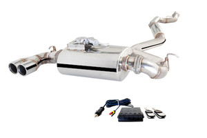 XForce BMW 125i (F20) Cat Back Exhaust System with Varex Muffler (VALVED) - 2.5 inch XForce BMW 125i (F20) Cat Back Exhaust System with Varex Muffler (VALVED) - 2.5 inch