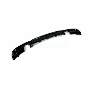 BMW 3 Series F30 / F31 Gloss Black Dual Exhaust Diffuser - MP Style - BLAK By CT Carbon BMW 3 Series F30 / F31 Gloss Black Dual Exhaust Diffuser - MP Style - BLAK By CT Carbon