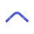 Pipercross Silicone Hose Blue - 90 Degree - 16mm Bore - 152mm Leg Length