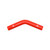 Pipercross Silicone Hose Red - 45 Degree - 30mm Bore - 152mm Leg Length
