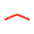 Pipercross Silicone Hose Red - 45 Degree - 16mm Bore - 152mm Leg Length