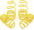 Apex Lowering Springs - Audi A6 Saloon / 6-cyl petrol engines (non turbo) (C5 / 4B) 07.97 > 05.04 - 35 mm