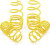 Apex Lowering Springs - Skoda Toledo 1.4i / 1.8i / 2.0i / 1.9TDi (1M) 98 > 04 - 35 mm