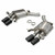 BMW M6 (F12) (F13) V8 Valvetronic Exhaust Silencers with Carbon Tails