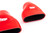 Forge Motorsport Silicone Inlet Hoses for Audi RS6 / RS7 (C8) BLACK / RED