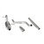 Scorpion Mitsubishi Colt Z30 CZT/CZC (1.5 Turbo) Non Resonated Cat Back Exhaust with Polished Daytona Tailpipes