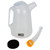 B-G Plastic 2 Litre Fluid Measuring Jug with Cap and Spout – White