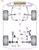 Powerflex Rear Inner Track Arm Bushes - Rover 200 (1989-1995), 400 (1990-1995)