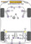 Powerflex Track Rear Subframe-Front Outrigger To Chassis Right Side - Subaru Forester SG (2002 - 2008)