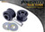 Powerflex Track Front Wishbone Rear Bushes - Subaru Impreza Turbo inc. WRX, STi & XV GH (10/07-12/10) GR (02/08-12/10)