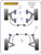 Powerflex Front Anti Roll Bar Mounting Bushes 20mm - Vauxhall Vectra B (1995 - 2002)