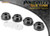 Powerflex Track Front Eye Bolt Mounting Bushes 10mm - Volkswagen Golf MK3 2WD (1992 - 1998)