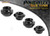 Powerflex Track Rear Shock Top Mounting Bushes - Volkswagen Golf MK3 2WD (1992 - 1998)