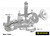 Whiteline Rear Anti Roll Bar (ARB) 22mm Heavy Duty Blade Adjustable for Toyota Supra MA70 / MA71 (1984-1992)