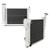 Gravity 40mm High Flow Radiator for Peugeot 106 1.4 / 1.6 Phase 2 (1996-03)