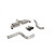 Scorpion Cat Back Non Resonated Exhaust System 3" with Black Daytona Tailpipes for Ford Focus RS MK2 | 2009-2011