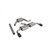 Scorpion Cat Back Resonated Exhaust System 3" with Ascari Carbon Fibre Tailpipes for Volkswagen Scirocco R 2.0TSI | 2009-2017