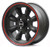 ULTRALITE MINI WHEELS 13X6J - ET10 - 4X101.6 PCD - BLACK WITH RED PINLINE